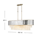 Fredrick Ramond Reverie Medium Ten Light Linear Pendant Alternative Image 1