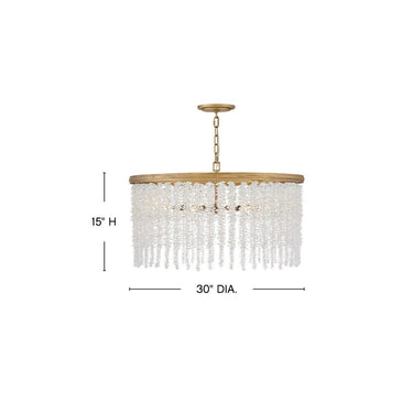 Fredrick Ramond Rubina Medium Convertible Chandelier - FR41494 Alternative Image 1