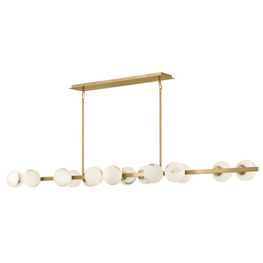 Fredrick Ramond Selene Large Fourteen Light Linear Pendant Alternative Image 6