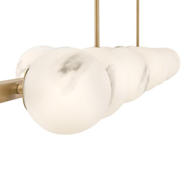 Fredrick Ramond Selene Large Fourteen Light Linear Pendant Alternative Image 10