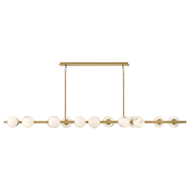 Fredrick Ramond Selene Large Fourteen Light Linear Pendant Alternative Image 13