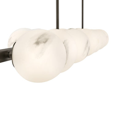 Fredrick Ramond Selene Large Fourteen Light Linear Pendant Alternative Image 3