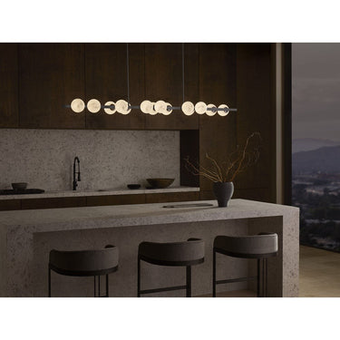 Fredrick Ramond Selene Large Fourteen Light Linear Pendant Alternative Image 14