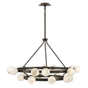 Fredrick Ramond Selene Large Multi Tier Chandelier in Black Oxide Finish Alternative Image 7