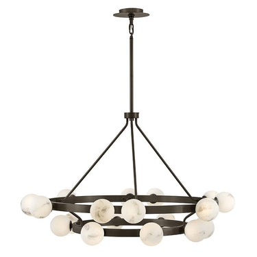 Fredrick Ramond Selene Large Multi Tier Chandelier in Black Oxide Finish Alternative Image 7