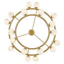 Fredrick Ramond Selene Large Multi Tier Chandelier in Lacquered Brass Finish Alternative Image 5