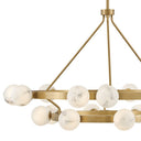 Fredrick Ramond Selene Large Multi Tier Chandelier in Lacquered Brass Finish Alternative Image 7