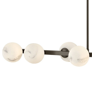 Fredrick Ramond Selene Large Ten Light Linear Pendant in Black Oxide Finish Alternative Image 3