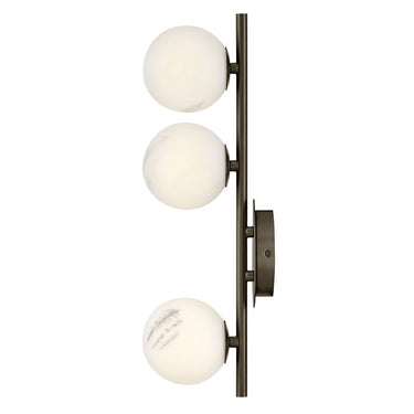 Fredrick Ramond Selene Large Three Light Sconce in Black Oxide Finish Alternative Image 5