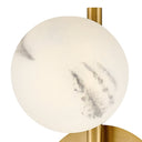 Fredrick Ramond Selene Large Three Light Sconce in Lacquered Brass Finish Alternative Image 11