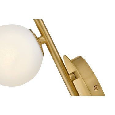 Fredrick Ramond Selene Large Three Light Sconce in Lacquered Brass Finish Alternative Image 8