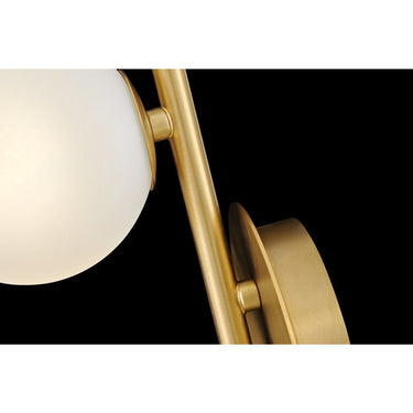 Fredrick Ramond Selene Large Three Light Sconce in Lacquered Brass Finish Alternative Image 9