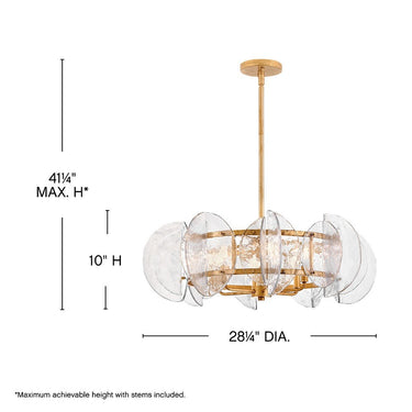 Fredrick Ramond Seraphina Medium Drum Chandelier Alternative Image 1