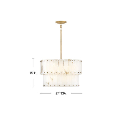 Fredrick Ramond Simone Medium Convertible Chandelier Alternative Image 1