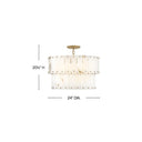 Fredrick Ramond Simone Medium Convertible Chandelier Alternative Image 2