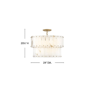 Fredrick Ramond Simone Medium Convertible Chandelier Alternative Image 2