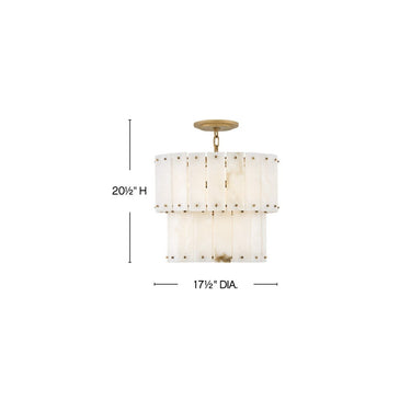 Fredrick Ramond Simone Medium Convertible Semi-Flush Mount Alternative Image 2