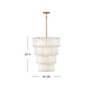 Fredrick Ramond Simone Medium Multi Tier Chandelier Alternative Image 1