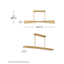 Fredrick Ramond Stitch Large LED Linear Pendant Alternative Image 1