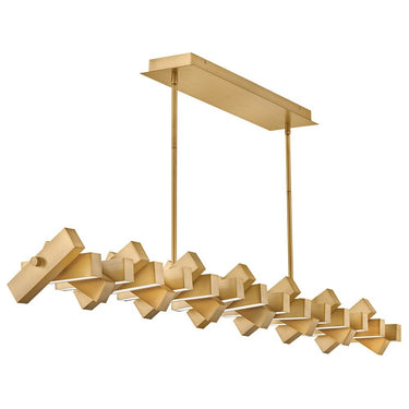 Fredrick Ramond Stitch Large LED Linear Pendant Alternative Image 11