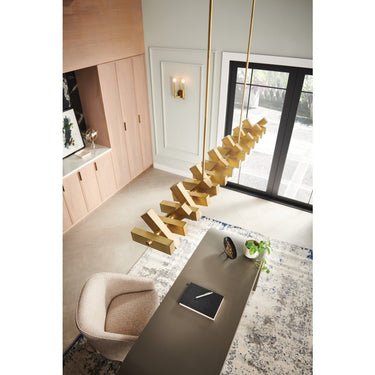 Fredrick Ramond Stitch Large LED Linear Pendant Alternative Image 16