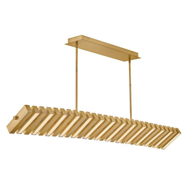 Fredrick Ramond Stitch Large LED Linear Pendant Alternative Image 2