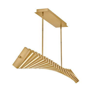 Fredrick Ramond Stitch Large LED Linear Pendant Alternative Image 3