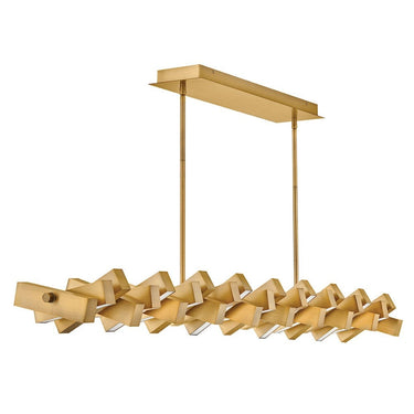 Fredrick Ramond Stitch Large LED Linear Pendant Alternative Image 8