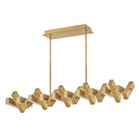 Fredrick Ramond Stitch Medium Adjustable LED Linear Pendant Alternative Image 10