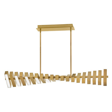 Fredrick Ramond Stitch Medium Adjustable LED Linear Pendant Alternative Image 11