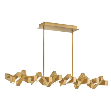 Fredrick Ramond Stitch Medium Adjustable LED Linear Pendant Alternative Image 12