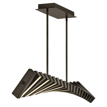 Fredrick Ramond Stitch Medium Adjustable LED Linear Pendant Alternative Image 13