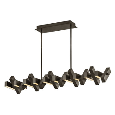 Fredrick Ramond Stitch Medium Adjustable LED Linear Pendant Alternative Image 15