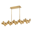 Fredrick Ramond Stitch Medium Adjustable LED Linear Pendant Alternative Image 2