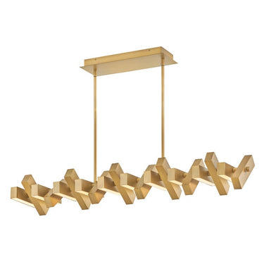 Fredrick Ramond Stitch Medium Adjustable LED Linear Pendant Alternative Image 2