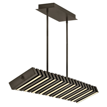 Fredrick Ramond Stitch Medium Adjustable LED Linear Pendant Alternative Image 20