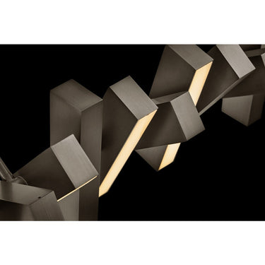 Fredrick Ramond Stitch Medium Adjustable LED Linear Pendant Alternative Image 21