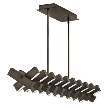 Fredrick Ramond Stitch Medium Adjustable LED Linear Pendant Alternative Image 26