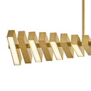 Fredrick Ramond Stitch Medium Adjustable LED Linear Pendant Alternative Image 3