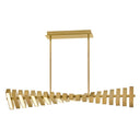 Fredrick Ramond Stitch Medium Adjustable LED Linear Pendant Alternative Image 6