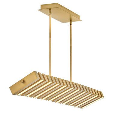 Fredrick Ramond Stitch Medium Adjustable LED Linear Pendant Alternative Image 7