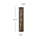 Fredrick Ramond Styx Large LED Sconce - FR46400BLK Alternative Image 1