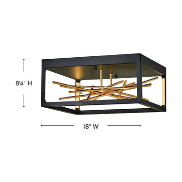 Fredrick Ramond Styx Medium LED Flush Mount Alternative Image 1
