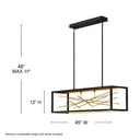 Fredrick Ramond Styx Medium LED Linear Pendant Alternative Image 1