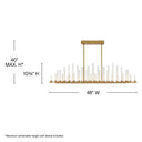 Fredrick Ramond Trinity Medium LED Linear Pendant Alternative Image 1