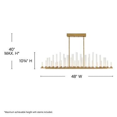 Fredrick Ramond Trinity Medium LED Linear Pendant Alternative Image 1