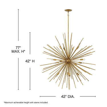 Fredrick Ramond Tryst Large Orb Chandelier Alternative Image 1