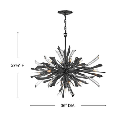 Fredrick Ramond Vida Large Single Tier Chandelier Alternative Image 1