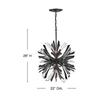 Fredrick Ramond Vida Small Orb Chandelier Alternative Image 1