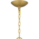 Frida 9 Light Chandelier in Aged Brass 3